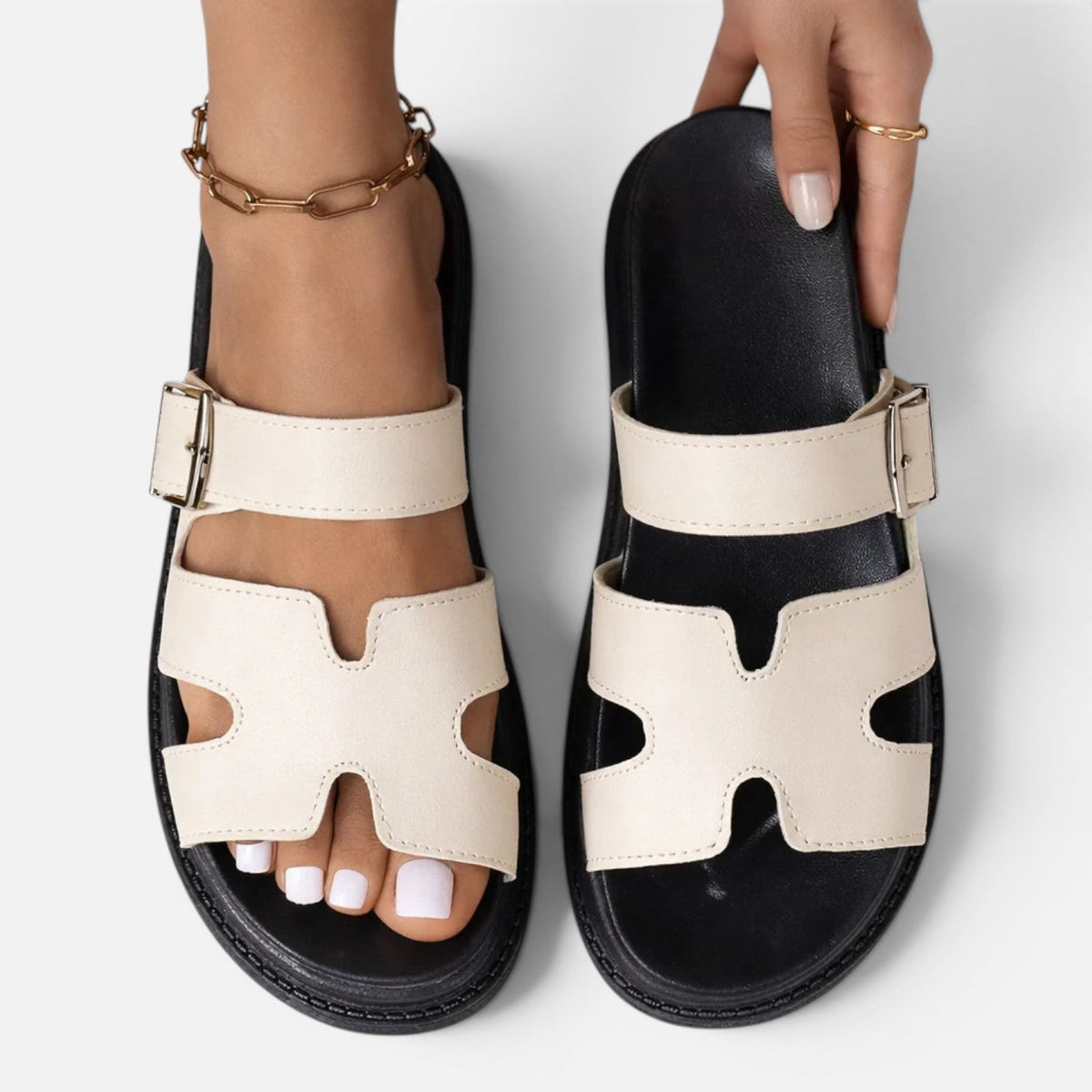 Mireille | Sandales Plateforme Confort Femme