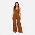 Théodora | Combinaison Pantalon Large Boutonnée