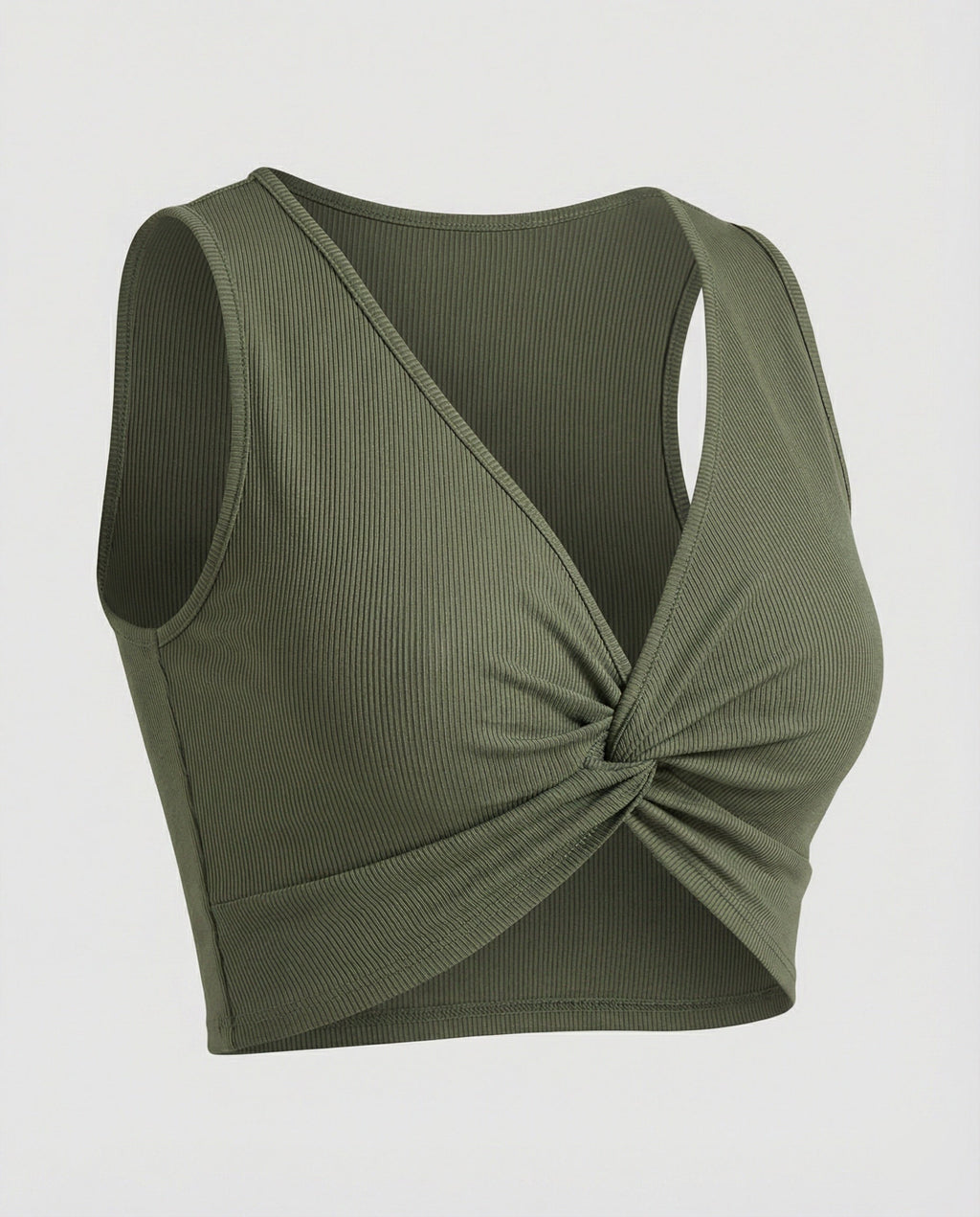 Tiphaine | Crop Top Torsadé Col V Femme