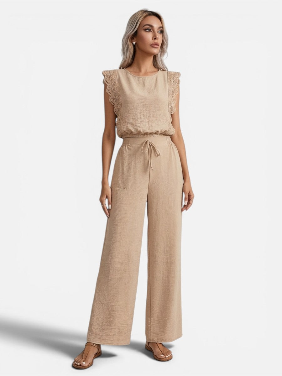 Odette | Ensemble Haut et Pantalon Large Femme