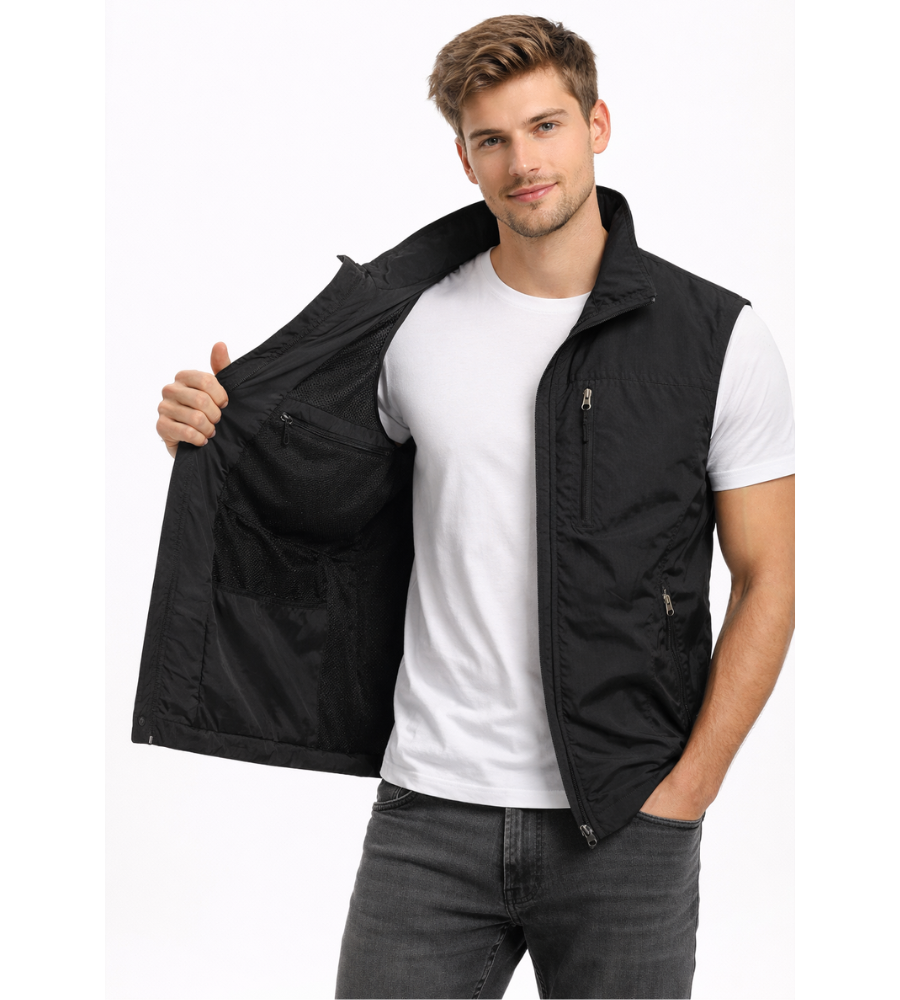 Lazare | Gilet Sans Manches Multipoches