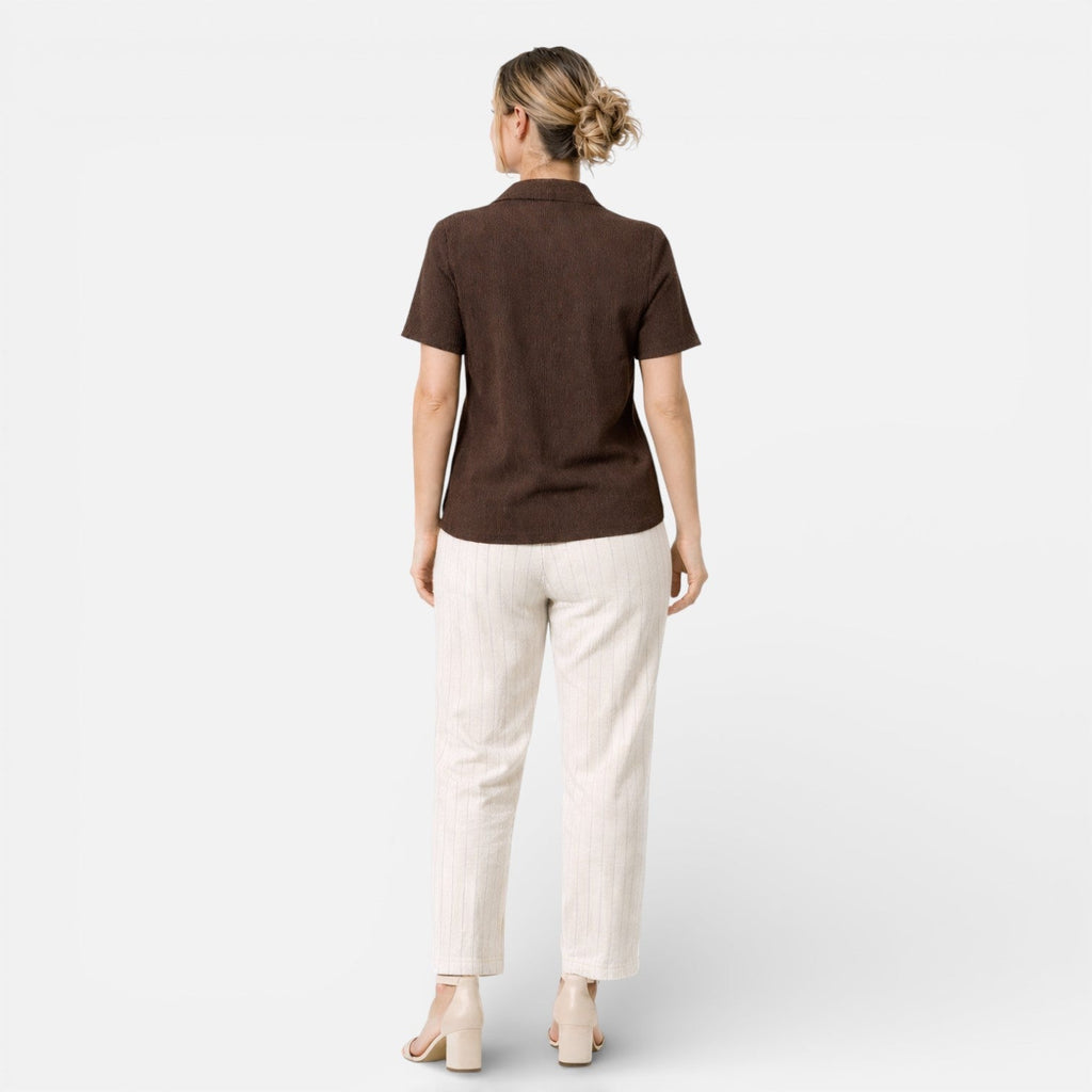 Gaëlle | Chemise Classique Manches Courtes Femme