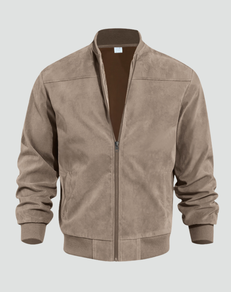 Hector | Blouson Bomber Slim Aspect Suédine