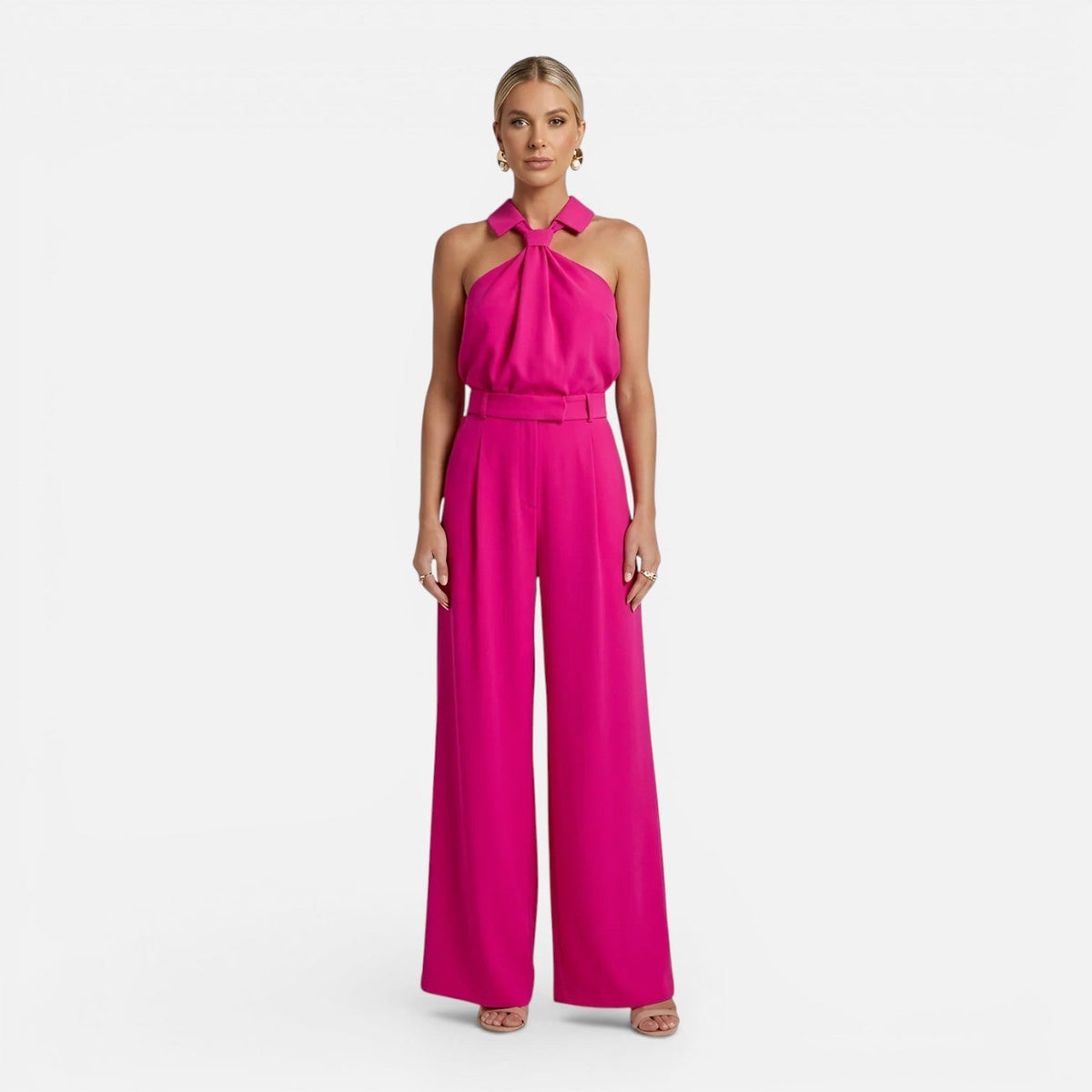Sidonie | Combinaison Pantalon Large Dos Nu Femme