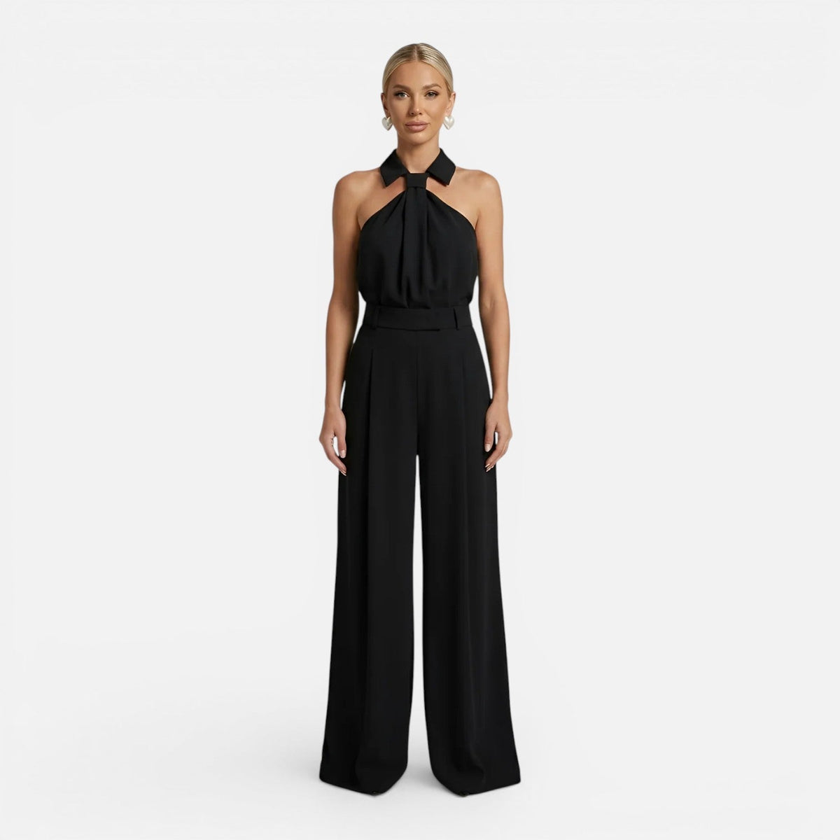 Sidonie | Combinaison Pantalon Large Dos Nu Femme
