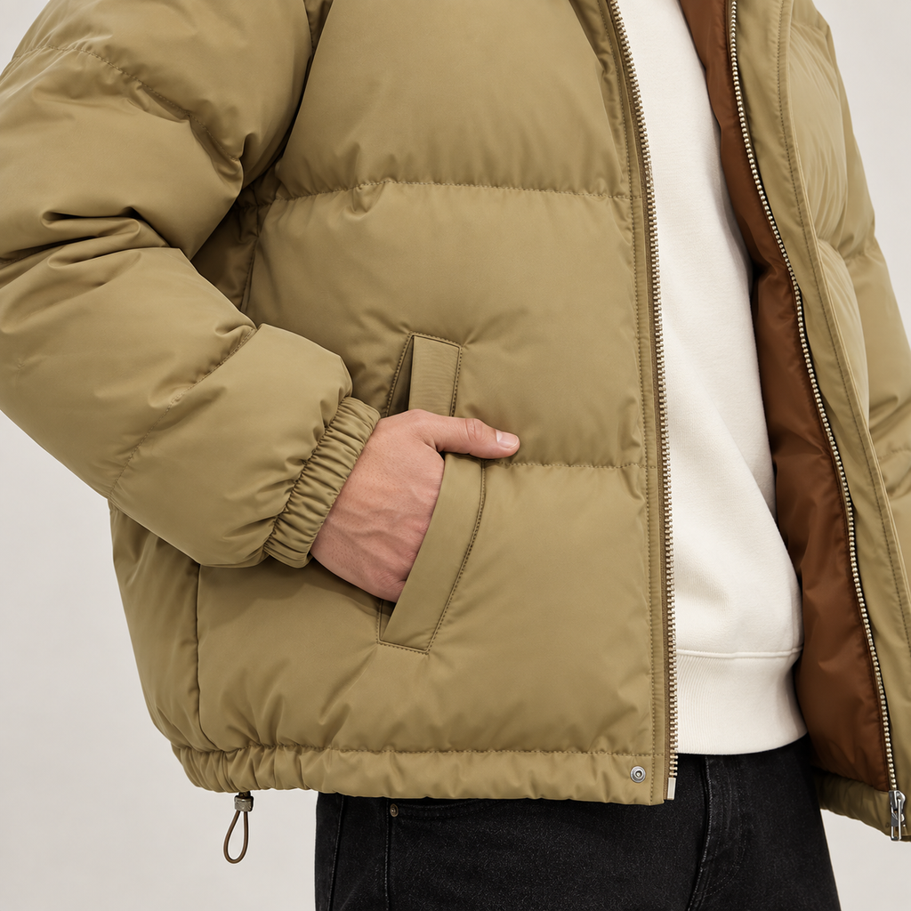 Edith | Veste Matelassée Zippée à Capuche