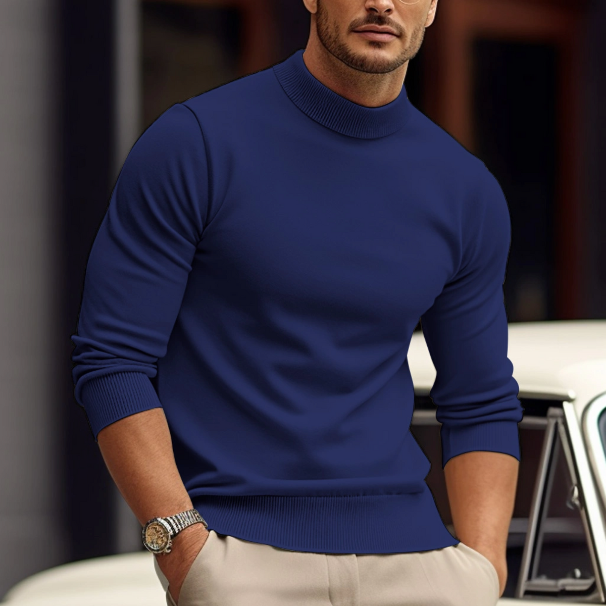 Fiacre | Pull Col Roulé Maille Fine