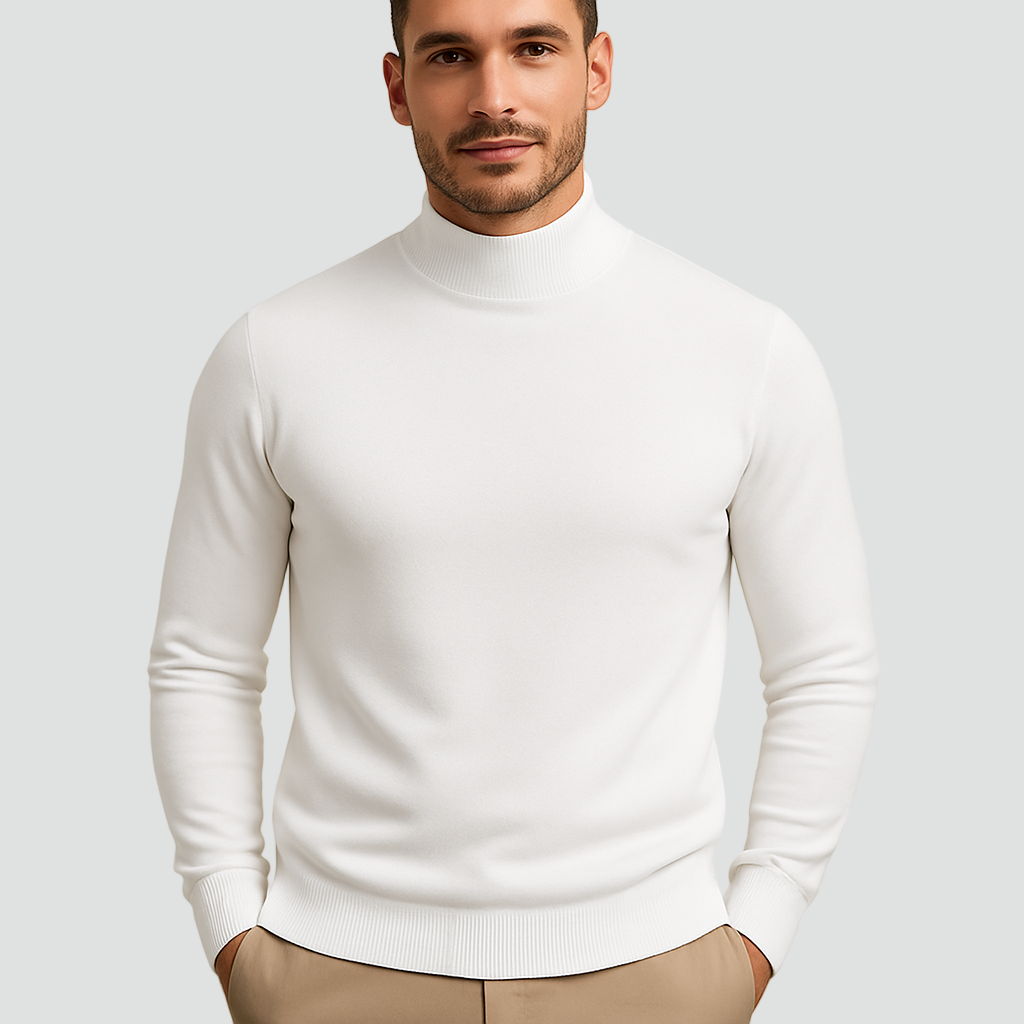 Fiacre | Pull Col Roulé Maille Fine