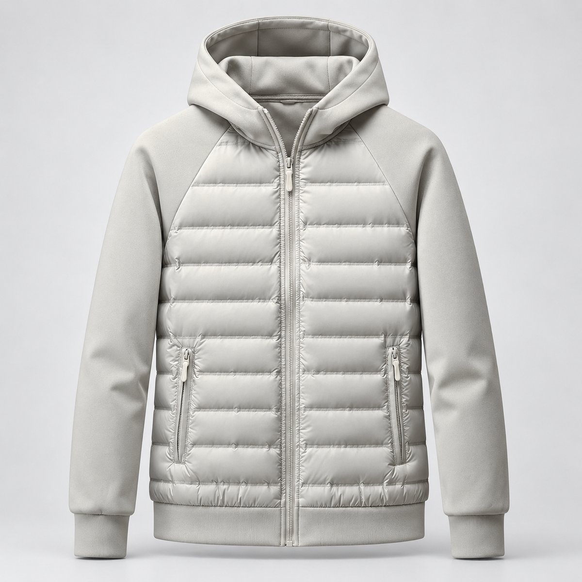 Gatien | Blouson Matelassé Zippé à Capuche