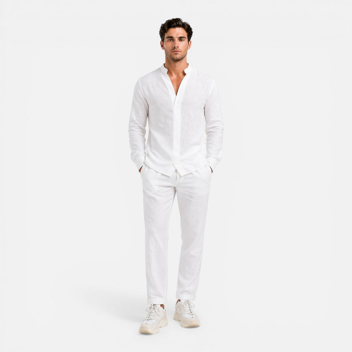 Wenceslas | Ensemble Chemise Pantalon Lin