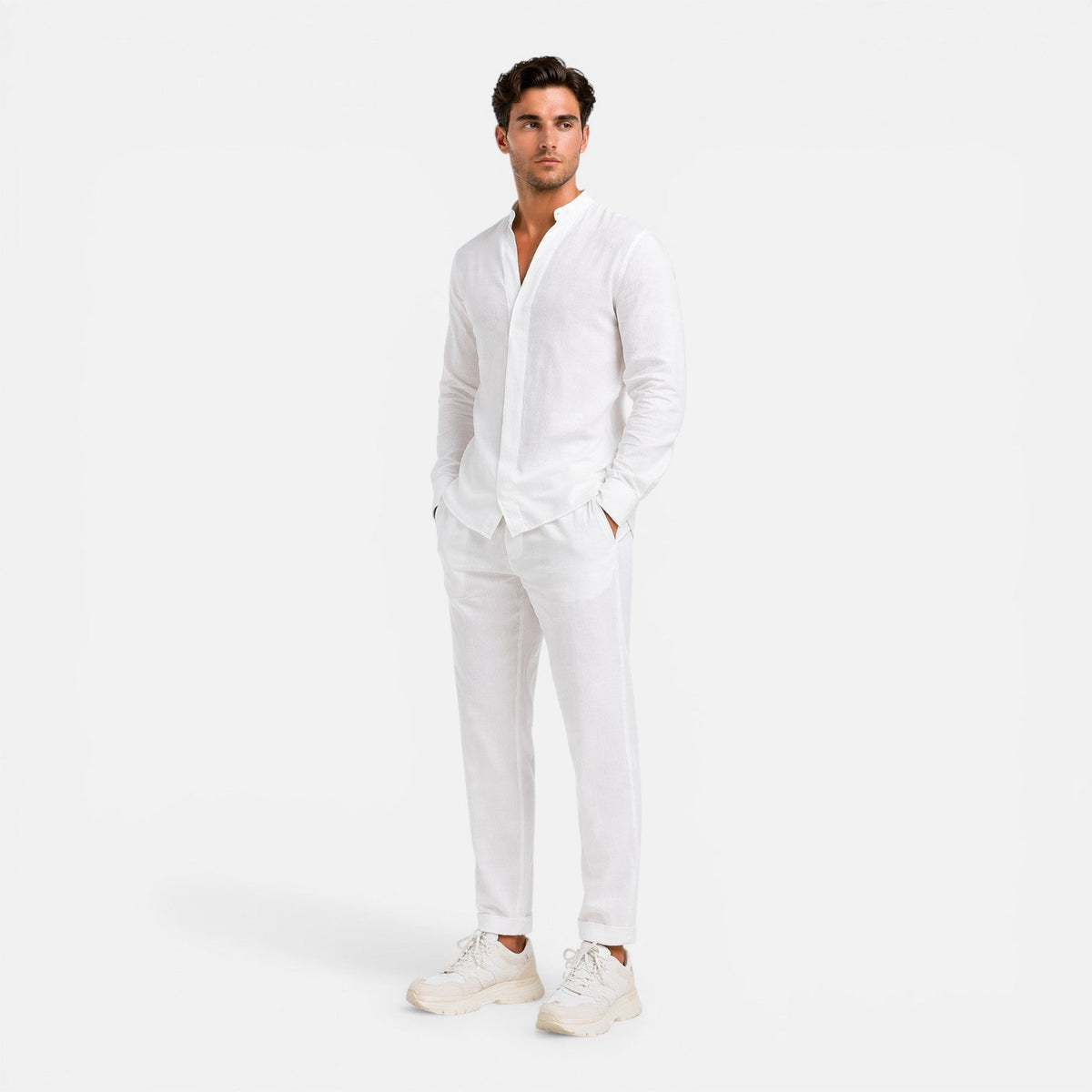 Wenceslas | Ensemble Chemise Pantalon Lin