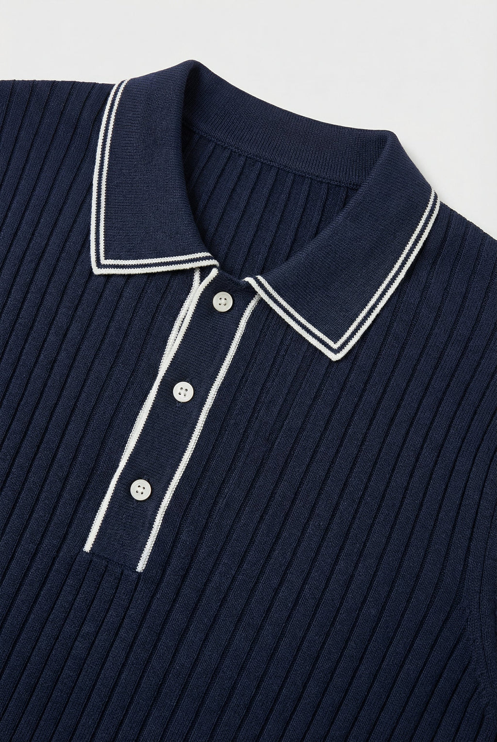 Roger | Polo Maille Col Contrasté