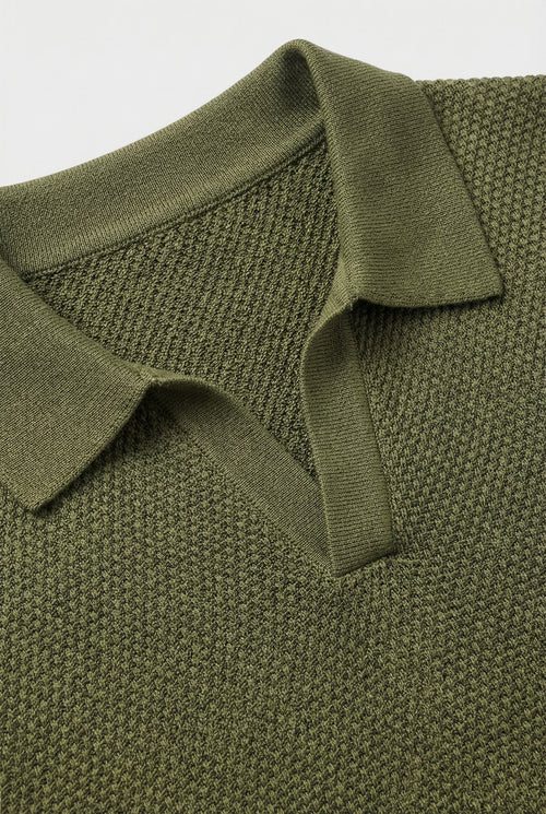 Aymé | Polo Texturé Manches Courtes