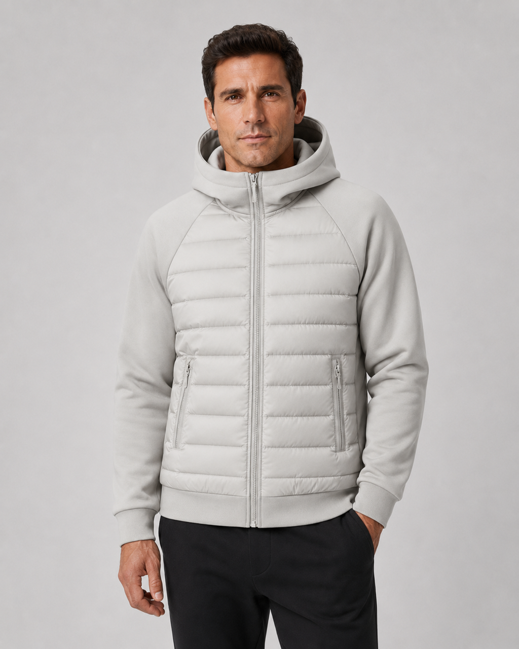 Aymeric | Veste à Capuche Zippée Hybride