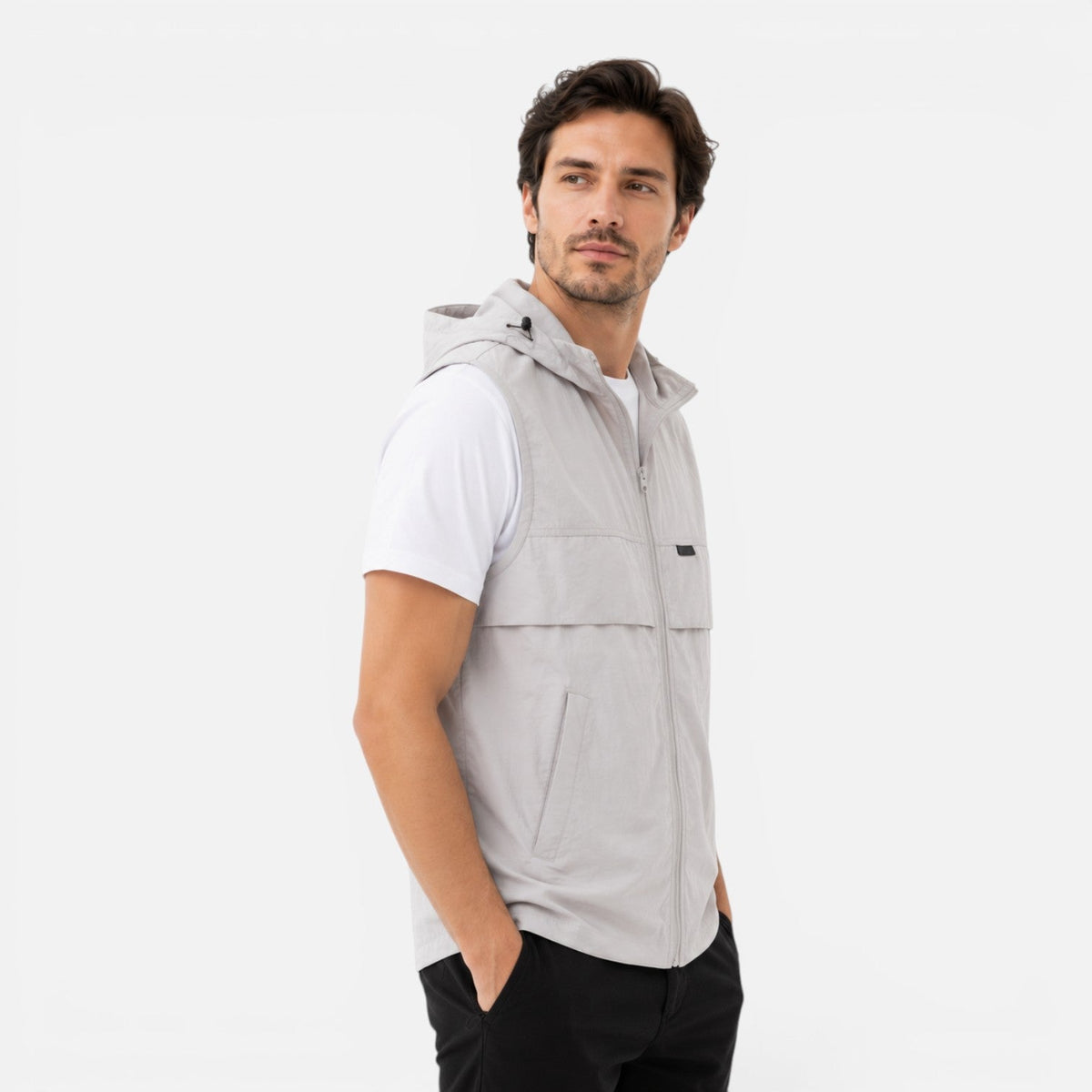 Édouard | Gilet à Capuche Utilitaire