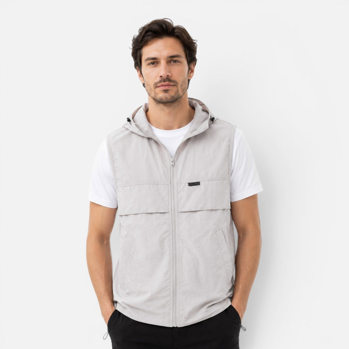Édouard | Gilet à Capuche Utilitaire