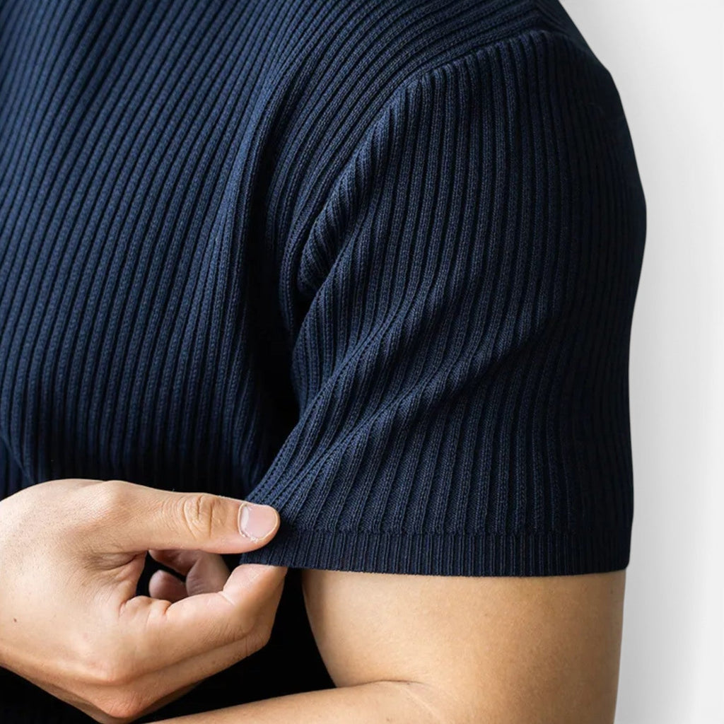 Jérôme | T-Shirt Maille Côtelée Slim