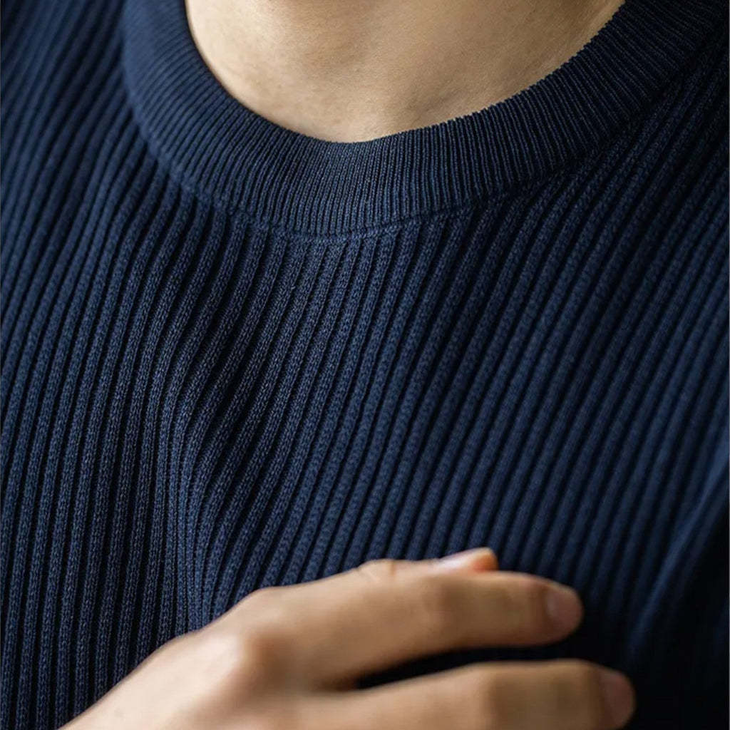 Jérôme | T-Shirt Maille Côtelée Slim