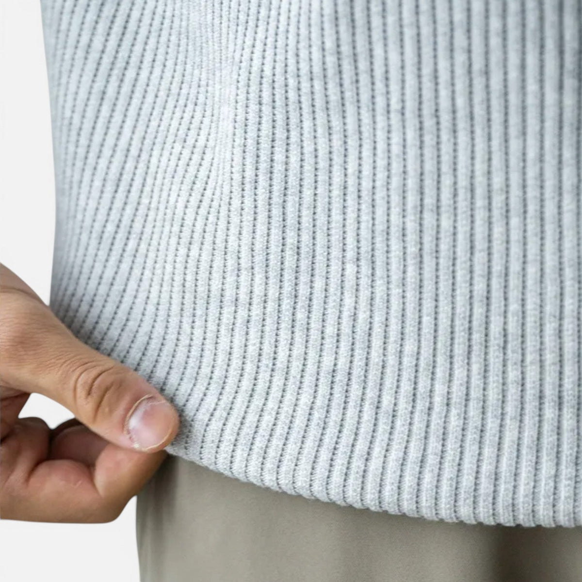 Jérôme | T-Shirt Maille Côtelée Slim