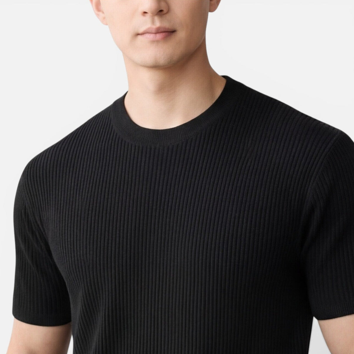 Jérôme | T-Shirt Maille Côtelée Slim