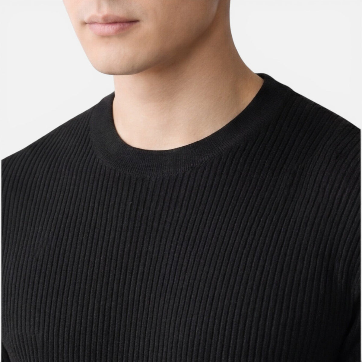 Jérôme | T-Shirt Maille Côtelée Slim