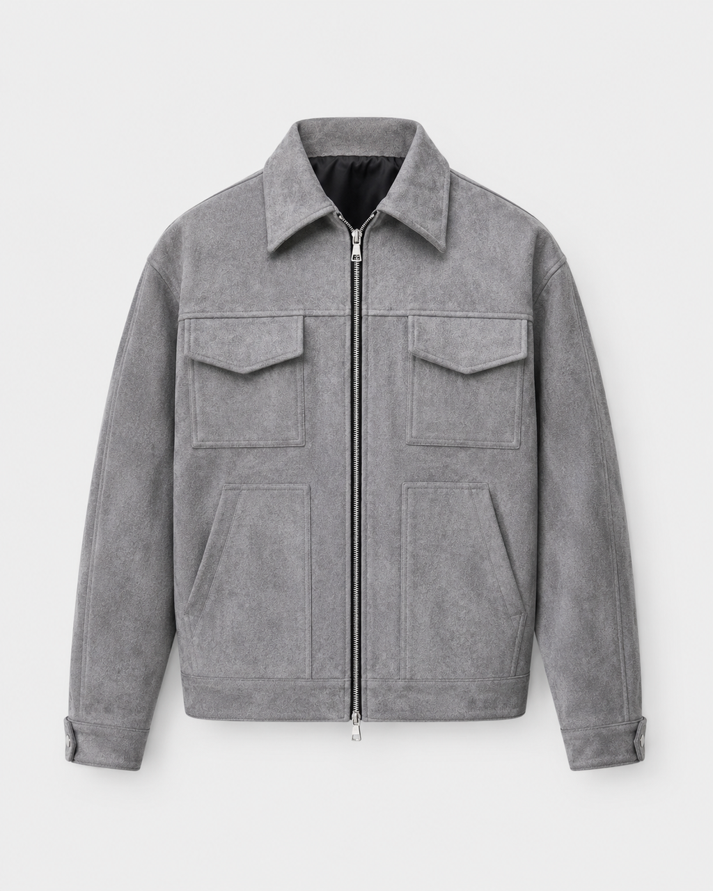 Aurèle | Veste Utilitaire Aspect Suédine