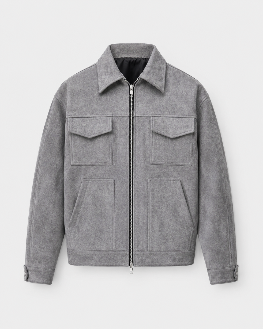 Aurèle | Veste Utilitaire Aspect Suédine