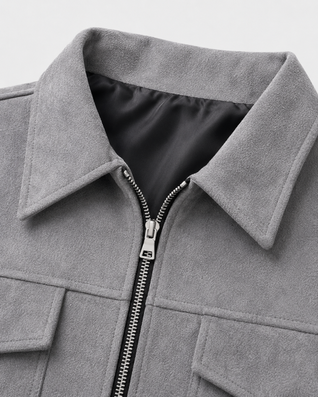 Aurèle | Veste Utilitaire Aspect Suédine