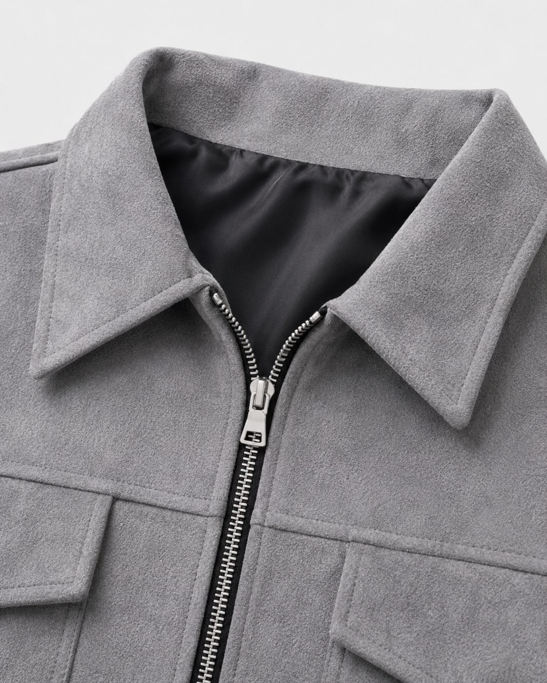 Aurèle | Veste Utilitaire Aspect Suédine