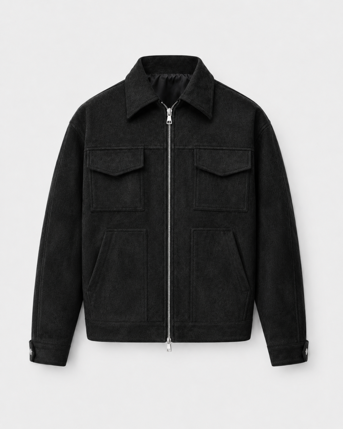 Aurèle | Veste Utilitaire Aspect Suédine