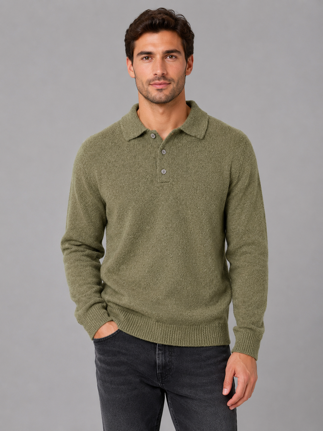 Orsan | Pull Polo Boutonné