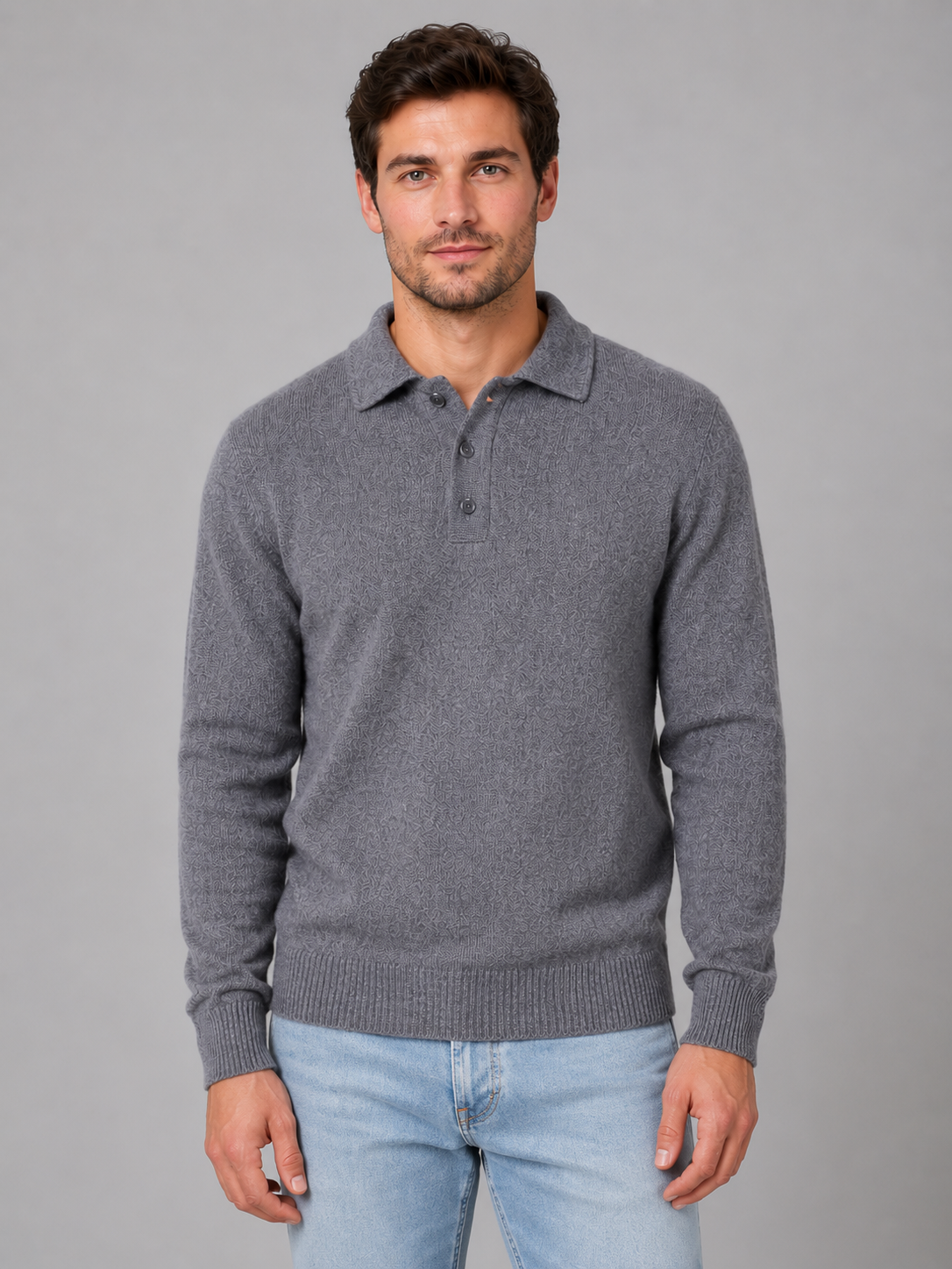 Orsan | Pull Polo Boutonné