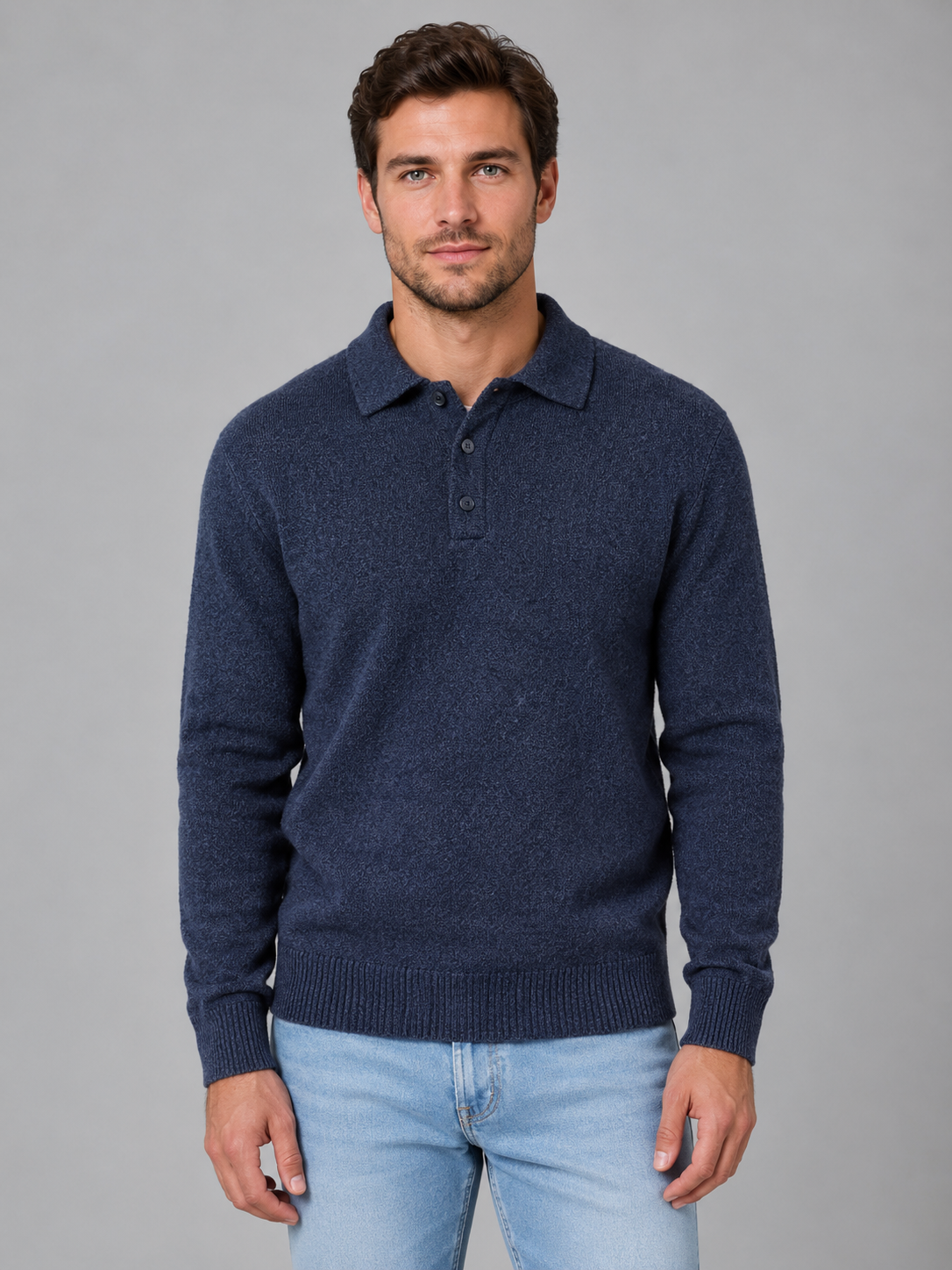 Orsan | Pull Polo Boutonné