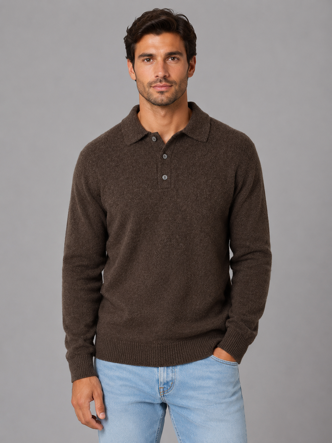 Orsan | Pull Polo Boutonné