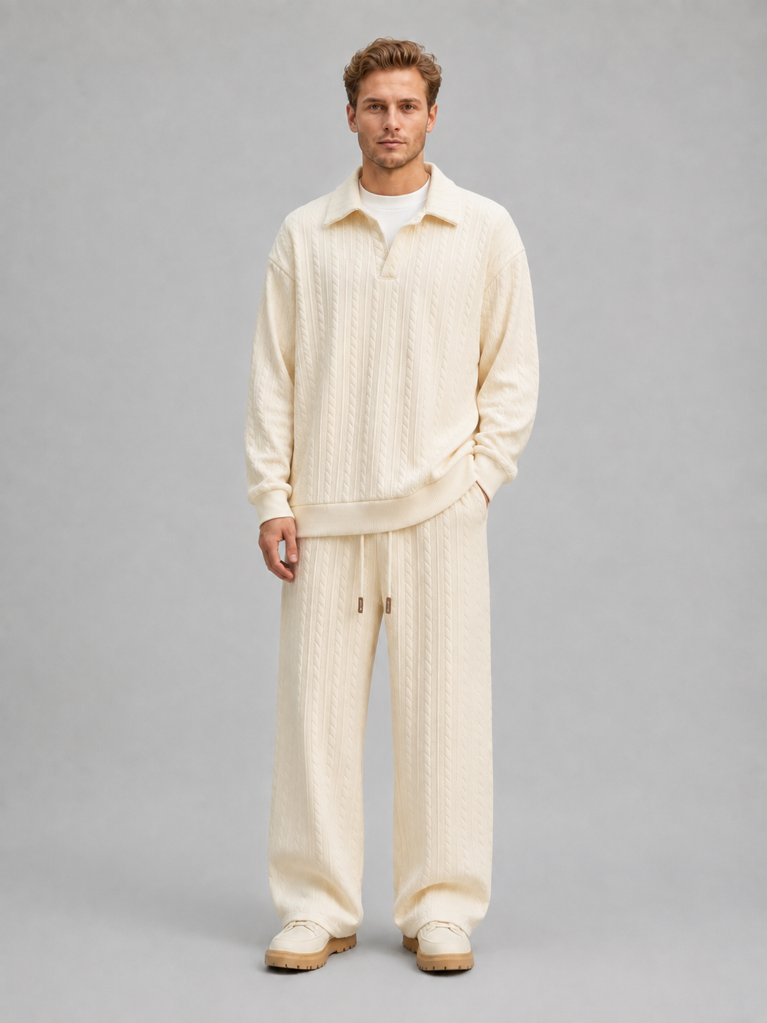 Jonas | Ensemble Torsadé Col Chemise