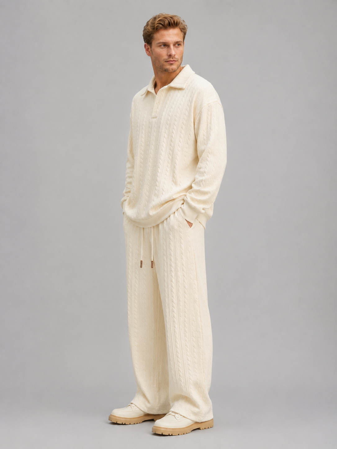 Jonas | Ensemble Torsadé Col Chemise
