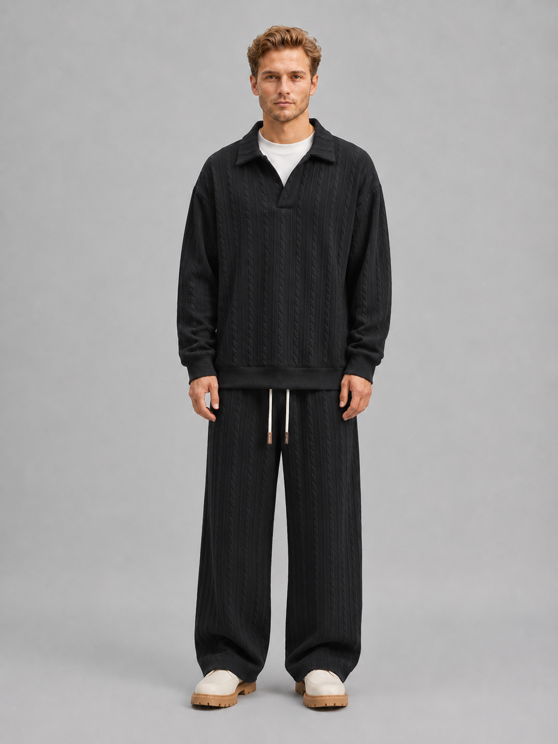 Jonas | Ensemble Torsadé Col Chemise