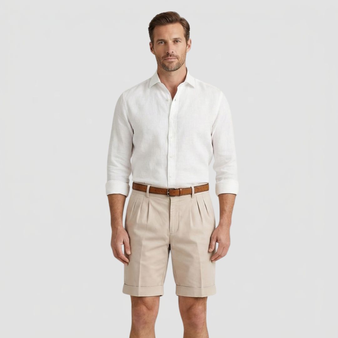 Amaury | Short Chino Double Pince