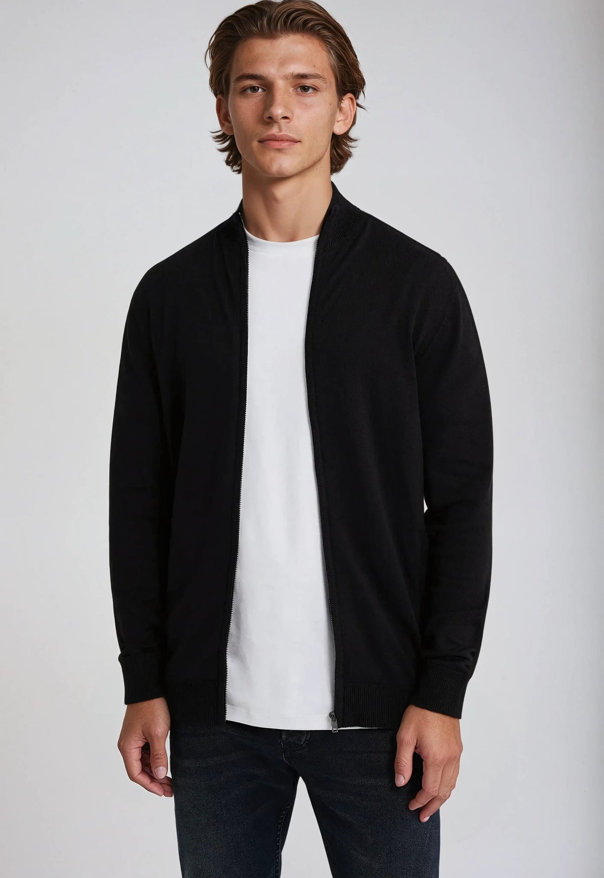 Nicolas | Pull Zippé Col Montant