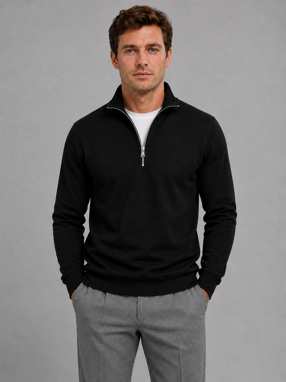 Innocent | Sweat Demi-Zip Col Montant