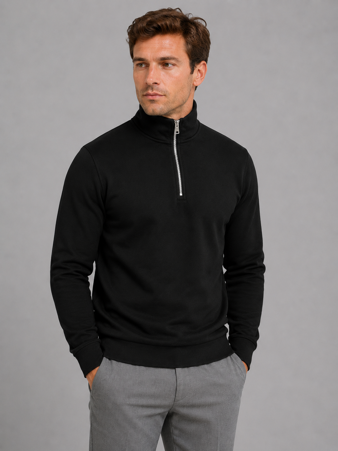 Innocent | Sweat Demi-Zip Col Montant