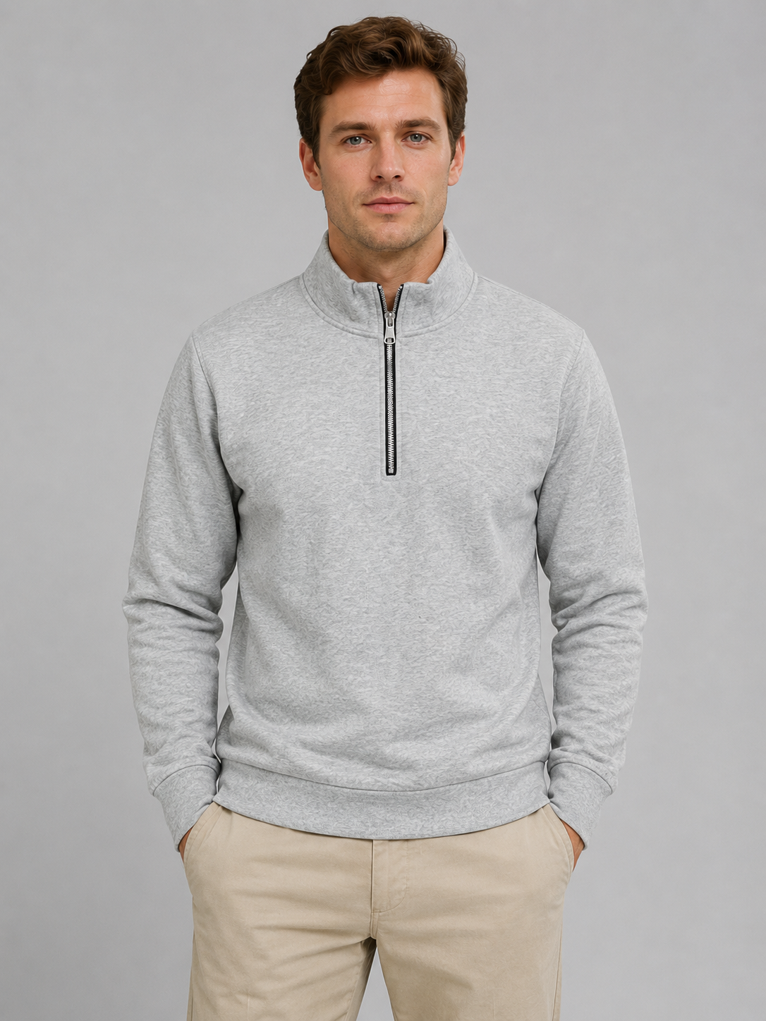 Innocent | Sweat Demi-Zip Col Montant