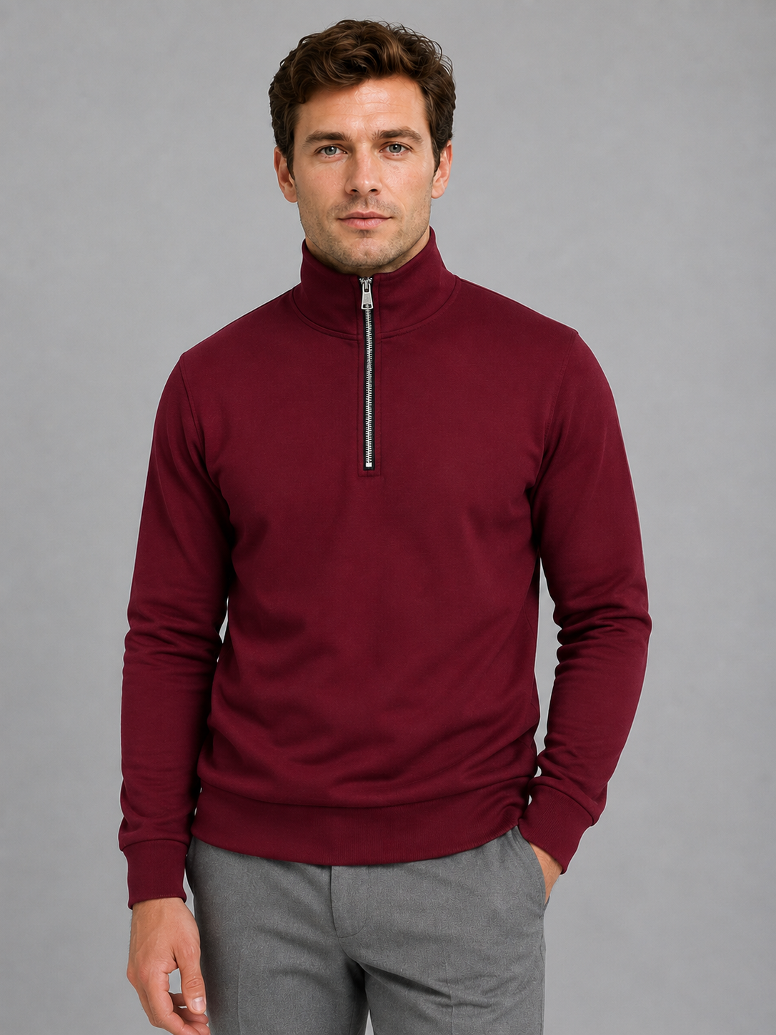 Innocent | Sweat Demi-Zip Col Montant