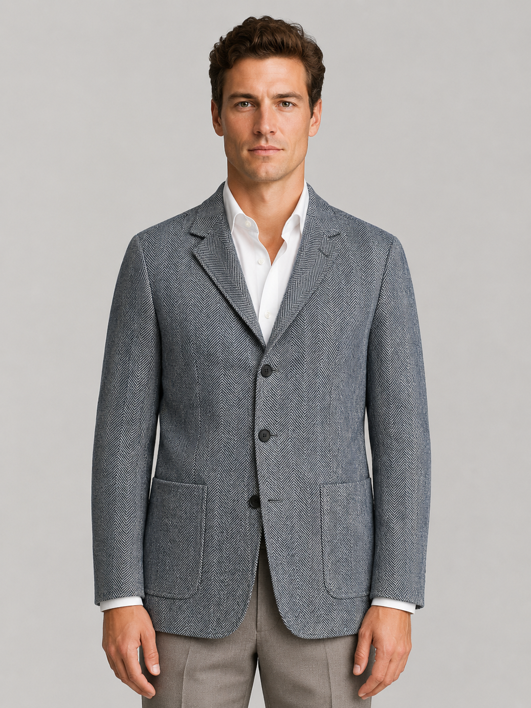 Hubert | Blazer Chevrons Smart Casual