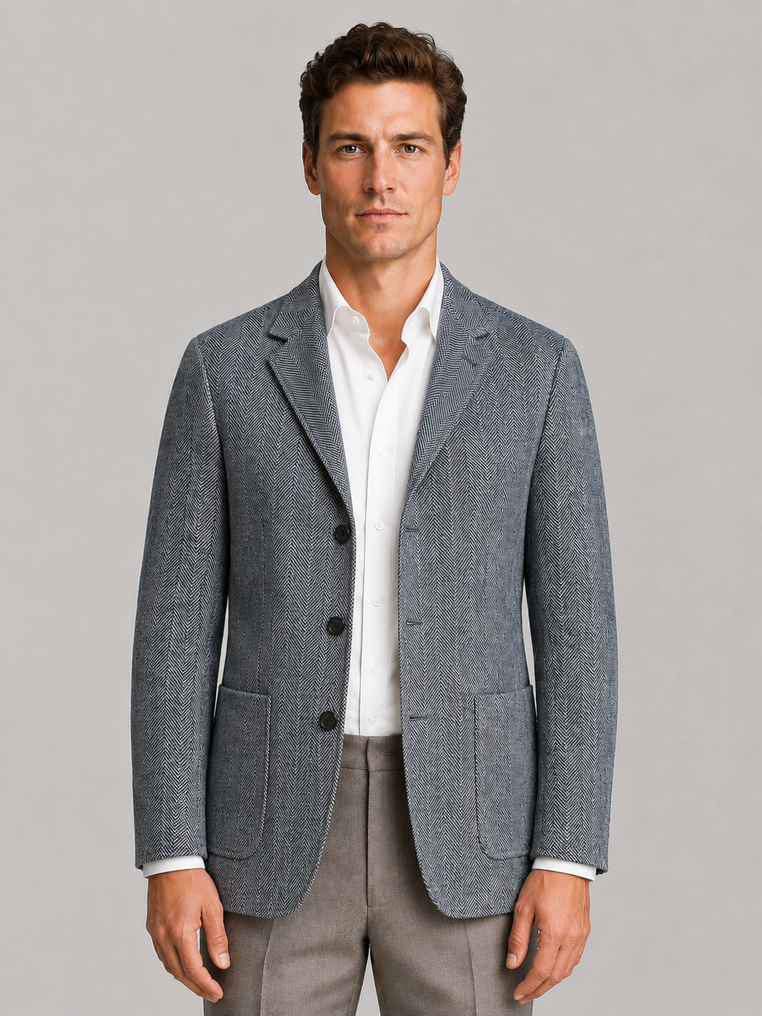 Hubert | Blazer Chevrons Smart Casual