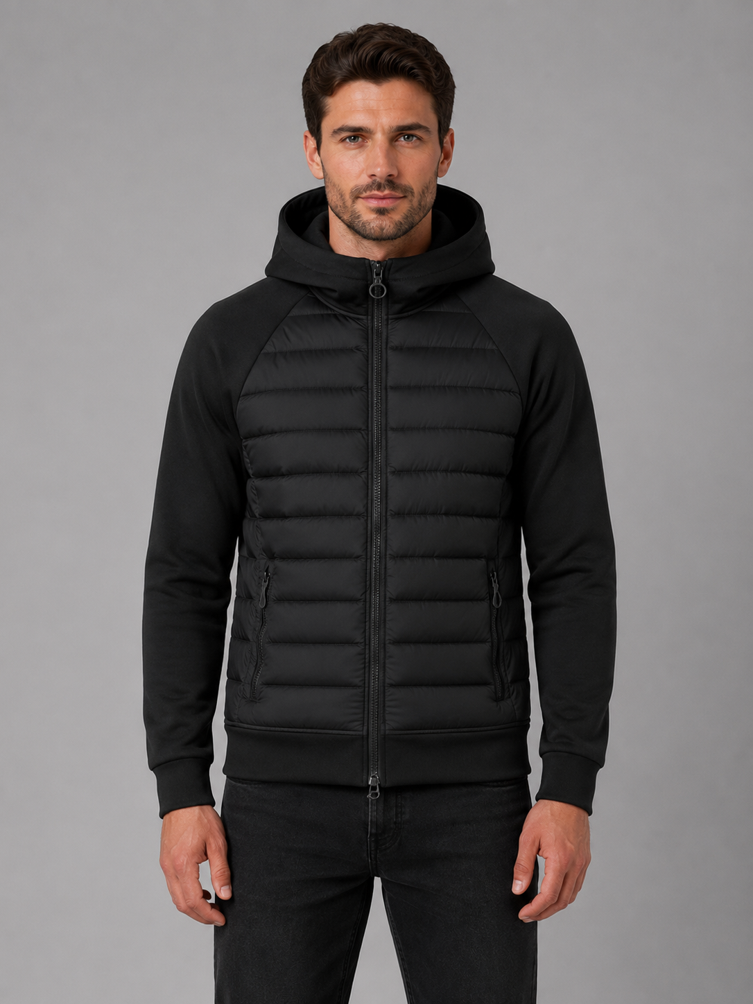 Sacha | Veste Matelassée Légère à Capuche