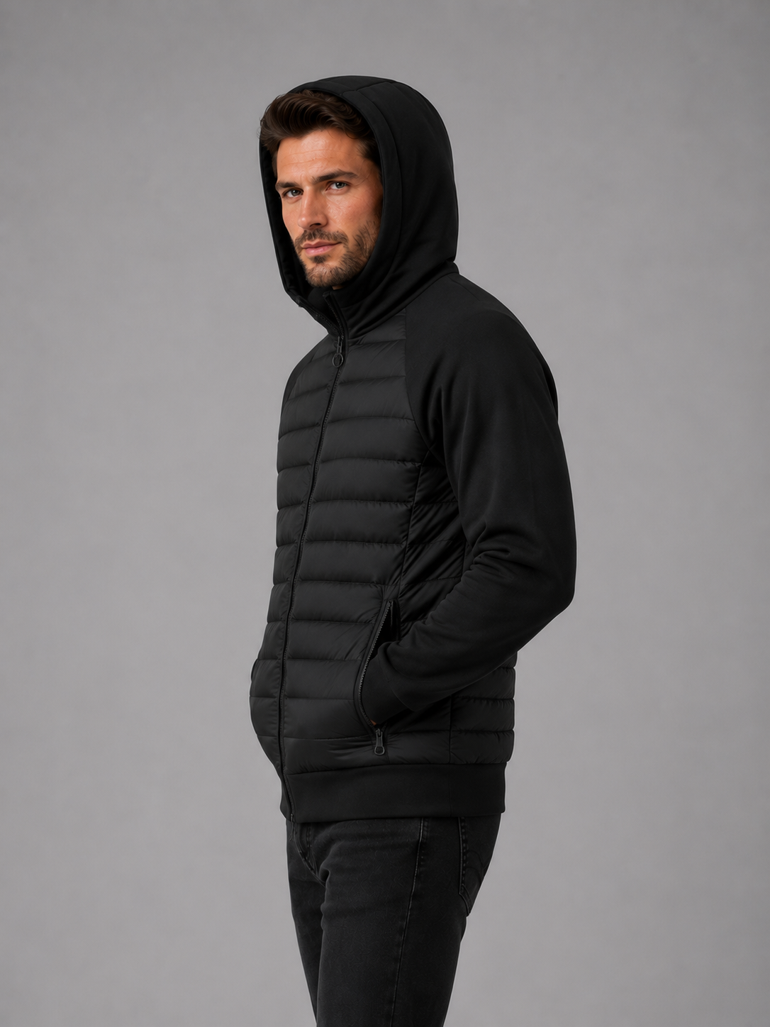 Sacha | Veste Matelassée Légère à Capuche