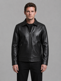 Bastien | Veste Aspect Cuir Zippée