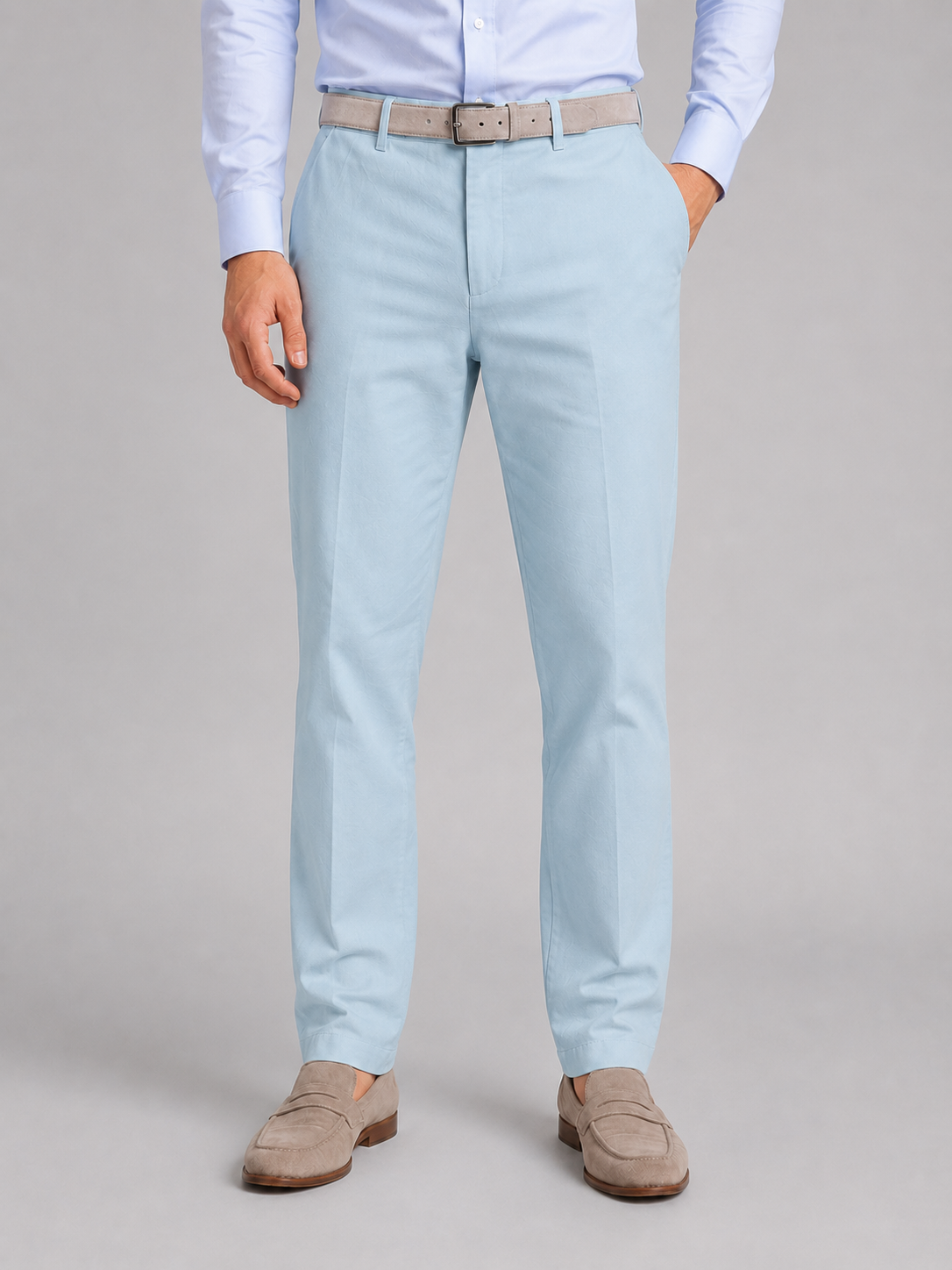 Eliott | Pantalon Aspect Lin Coupe Droite