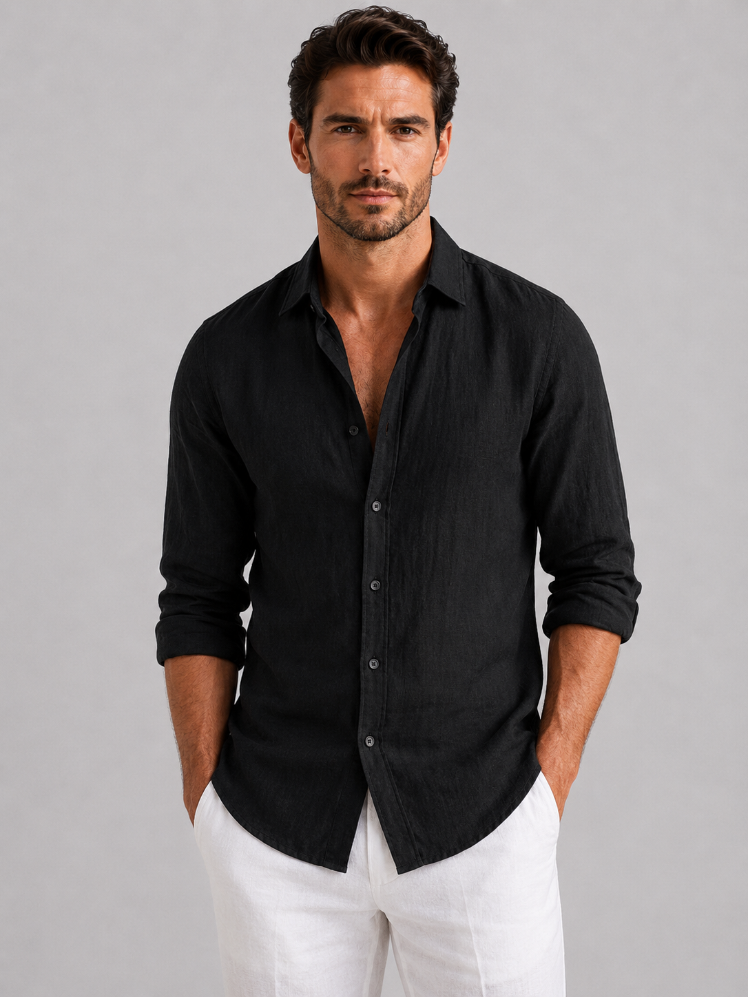 Elie | Chemise Aspect Lin Été